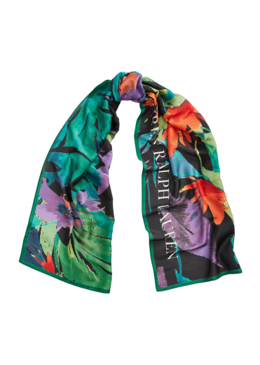 Lenço Emily Floral Wrap Multicor - Karl Lagerfeld | Lenço Emily Floral Wrap Multicor | MISSCATH