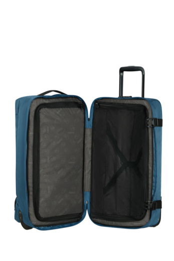 Saco de Viagem Médio 68cm 2 Rodas Azul Coroa