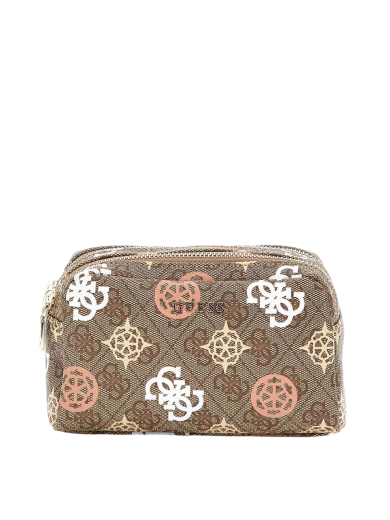 Necessaire Beauty Saffiano Bege