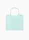 Mala Mão Milky Bag Logo Azul - Armani Exchange | Mala Mão Milky Bag Logo Azul | MissCath