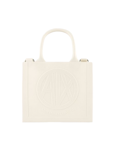 Mala Mão Milky Bag Logo Bege