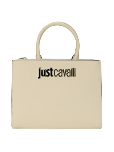 Mala de Mão Logo Institucional Bege - Just Cavalli | Mala de Mão Logo Institucional Bege | Misscath