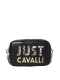 Mala Tiracolo Logo-Lettering Preta - Just Cavalli | Mala Tiracolo Logo-Lettering Preta | Misscath