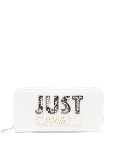 Carteira Logo Lettering Branca - Just Cavalli | Carteira Logo Lettering Branca | MISSCATH