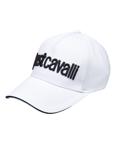 Chapéu Logo Branco/Preto - Just Cavalli | Chapéu Logo Branco/Preto | MISSCATH