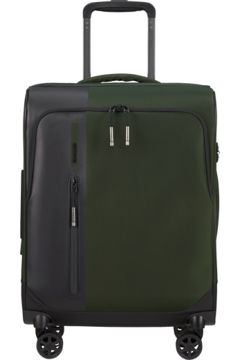 Mala de Cabine 55cm 4 Rodas Expansível BIZ2GO TRVL Verde Terra