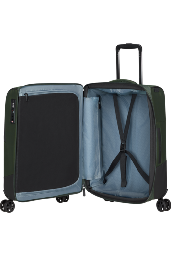 Mala de Cabine 55cm 4 Rodas Expansível BIZ2GO TRVL Verde Terra