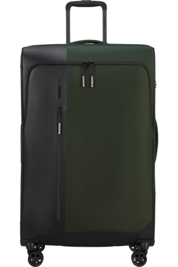 Mala de Viagem Grande 77cm 4 Rodas Expansível BIZ2GO TRVL Verde Terra