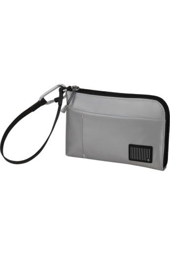 Bolsa Clutch Wander Last Cinzento Metálico