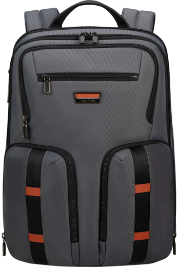 Mochila para Portátil 15.6 2 Bolsos Urban-Eye Cinzento/Conhaque