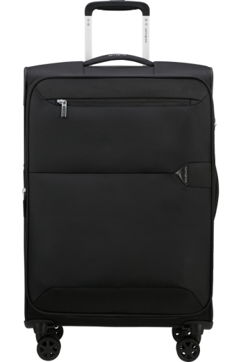 Mala de Viagem Média 68cm Expansível 4 Rodas Preto