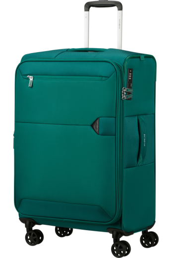 Mala de Viagem Média 68cm Expansível 4 Rodas Verde Pinheiro