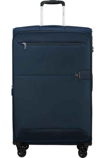 Mala de Viagem Grande 78cm Expansível 4 Rodas Azul Marinho