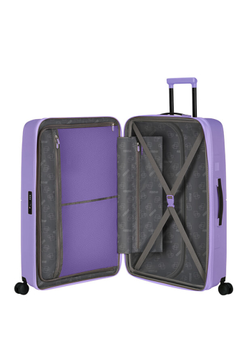 Mala de Viagem Grande 77cm Expansível 4 Rodas Violeta Púrpura