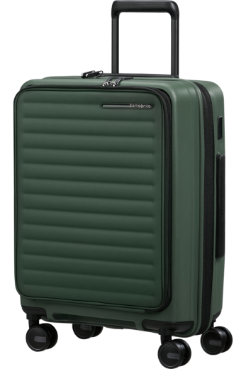 Mala de Cabine 55cm Expansível 4 Rodas c/ Acesso Frontal Verde