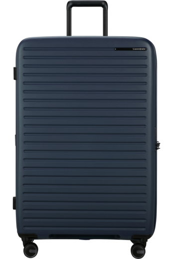 Mala de Viagem Extragrande 81cm Expansível 4 Rodas Azul Meia-Noite