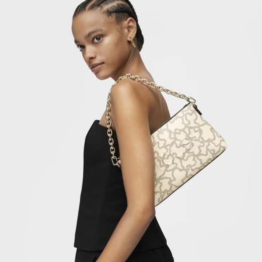 Mala Clutch Kaos Icon Bege