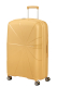 Mala de Viagem Grande 77cm Expansível 4 Rodas Metalizada Banana - MISSCATH