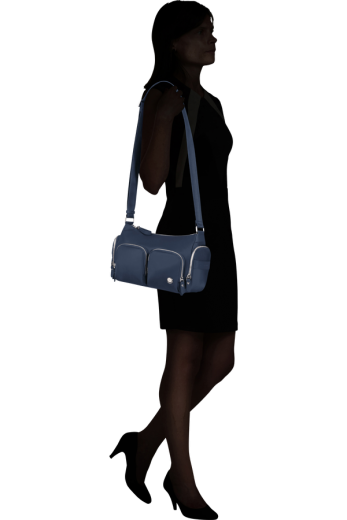 Bolsa de Ombro Azul-Noite