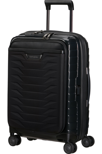 Mala de Cabine 55cm Expansível 4 Rodas c/ Acesso Frontal Preto