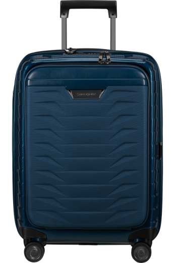 Mala de Cabine 55cm Expansível 4 Rodas c/ Acesso Frontal Azul Petróleo