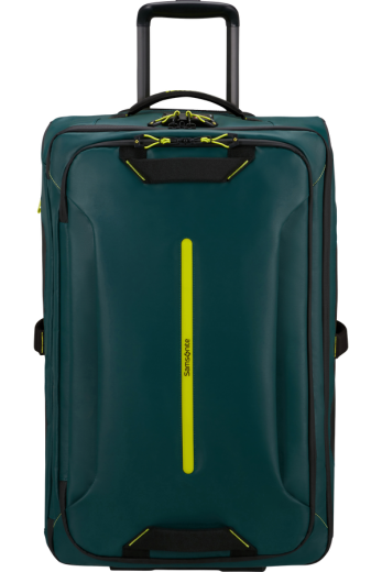 Saco de Viagem Médio 67cm 2 Rodas Azul-Petróleo / Lima