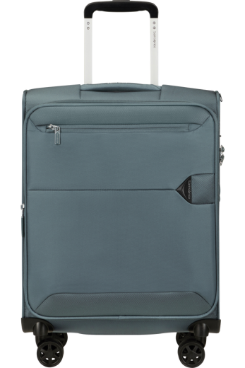 Mala de Cabine 55cm Expansível 4 Rodas Azul Acinzentado