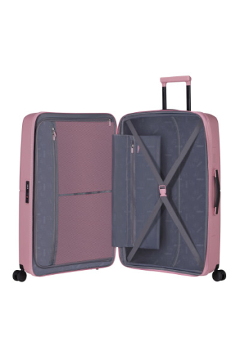 Mala de Viagem Grande 77cm Expansível 4 Rodas Lilás Cor-de-Rosa