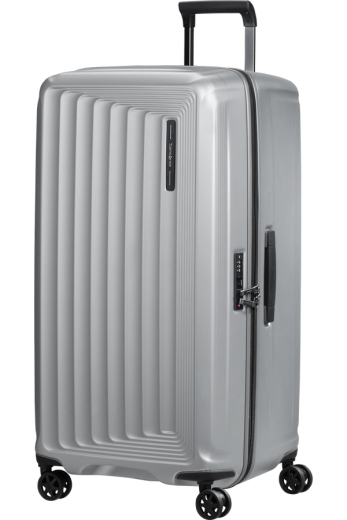 Mala de Viagem Trunk 80cm 4 Rodas Prateado Mate