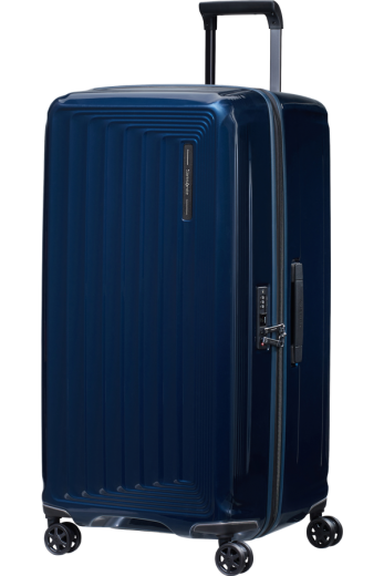 Mala de Viagem Trunk 80cm 4 Rodas Azul Metálico