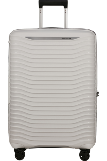 Mala de Viagem Média 68cm Expansível 4 Rodas Branco Nuvem