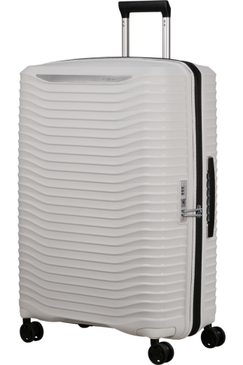 Mala de Viagem Grande 75cm Expansível 4 Rodas Branco Nuvem