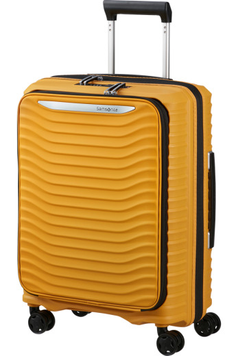 Mala de Cabine 55cm Expansível 4 Rodas c/ Acesso Frontal Amarelo