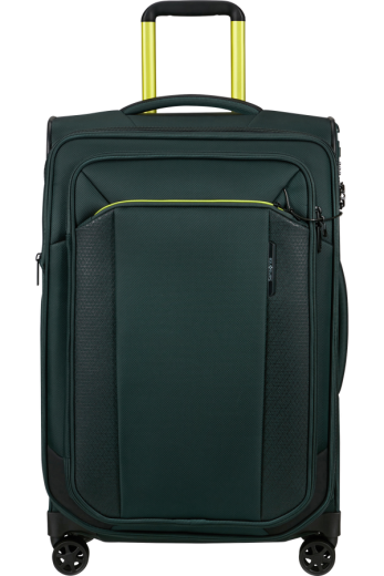 Mala de Viagem Média 67cm 4 Rodas Expansível Azul Esverdeado