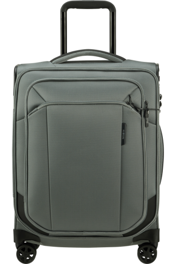 Mala de Cabine 55cm 4 Rodas Preto Verde-Acinzentado