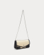 Mala Ombro Media Sawyer Bege/Preta - Ralph Lauren | Mala Ombro Media Sawyer Bege/Preta| Misscath