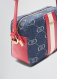 Mala de Tiracolo Jacquard Azul - Liu Jo | Mala de Tiracolo Jacquard Azul | Misscath