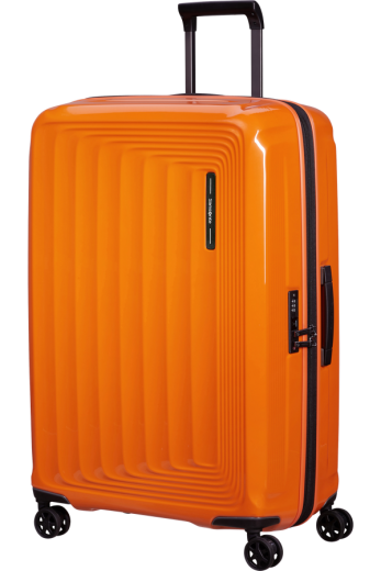 Mala de Viagem Grande 75cm Expansível 4 Rodas Laranja Papaia