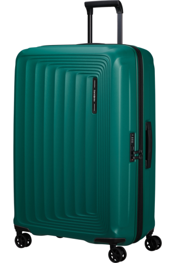 Mala de Viagem Grande 75cm Expansível 4 Rodas Verde Pinheiro