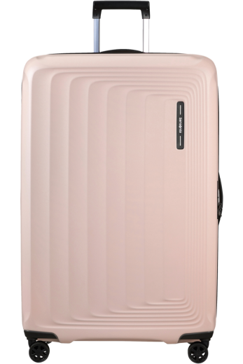 Mala de Viagem Extragrande 81cm Expansível 4 Rodas Rosa Mate