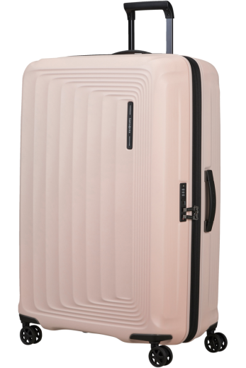 Mala de Viagem Extragrande 81cm Expansível 4 Rodas Rosa Mate