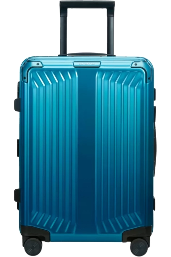 Mala de Cabine 55cm 4 Rodas em Alumínio Gradiente Azul
