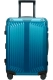 Mala de Cabine 55cm 4 Rodas em Alumínio Gradiente Azul