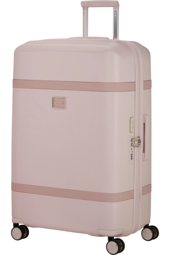 Mala de Viagem Grande 75cm Expansível 4 Rodas Rosa