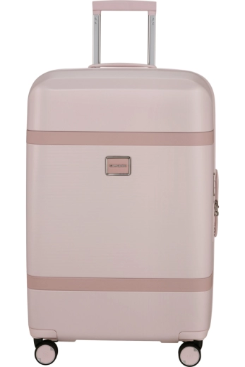 Mala de Viagem Média 69cm Expansível 4 Rodas Rosa