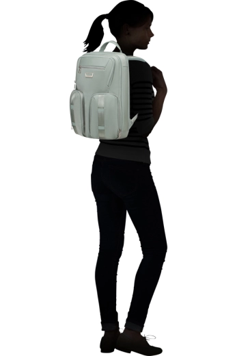 Mochila para Portátil 14.1 2 Bolsos Verde Sage