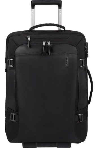 Saco de Viagem Cabine 55cm 2 Rodas Preto