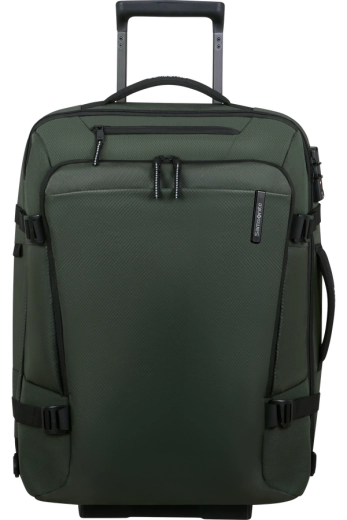 Saco de Viagem / Mochila Cabine 55cm 2 Rodas Musgo