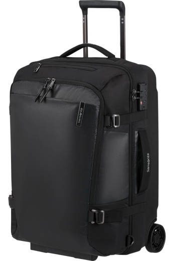 Saco de Viagem / Mochila Cabine 55cm 2 Rodas Preto