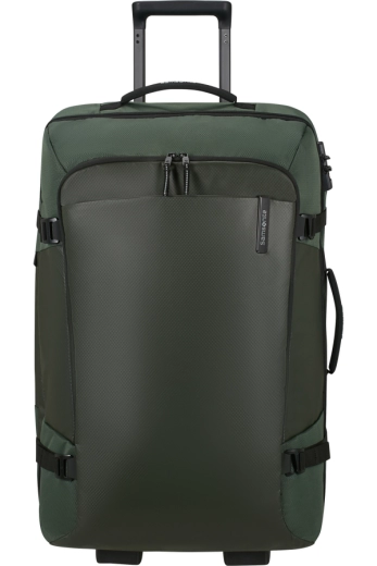 Saco de Viagem Médio 68cm 2 Rodas Musgo